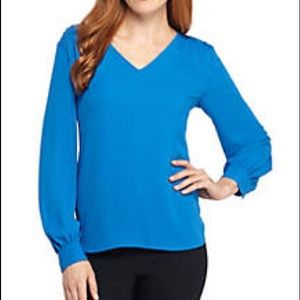 NWT The Limited Crepe Ruch Back Tunic Size M